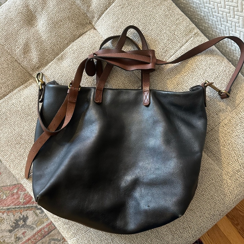 Madewell Medium Zip-Top Transport Tote